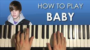justin bieber baby piano tutorial