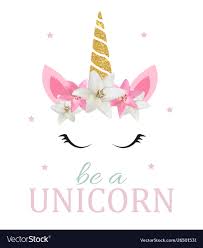 cute be a unicorn background royalty