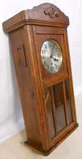 Oak Case Westminster Chime Hanging Wall