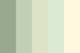 Sage Green Cream Color Palette