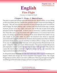ncert solutions for cl 10 english
