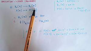 Montrer qu'une APPLICATION de POLYNÔMES est LINÉAIRE - Méthode & Exemple -  Algèbre maths Bac+1 - YouTube