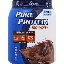 pure protein 100 whey rich chocolate