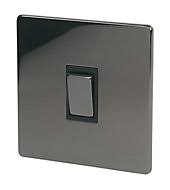 Black & polished chrome black glass. Black Light Switches Switches B Q