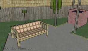 Backyard Sofa Plans Myoutdoorplans