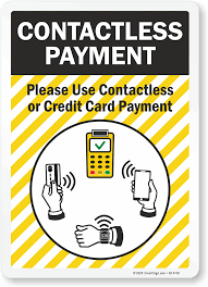 Such cards are known by a variety of names including bank cards, a. Please Use Contactless Or Credit Card Payment Sign Sku S2 4719