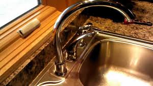 moen high arc kitchen faucet leaking o