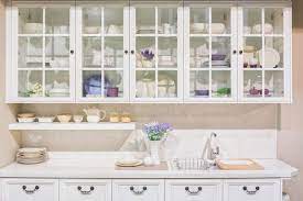 Styling Glass Kitchen Cabinets