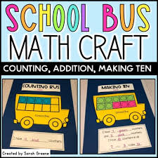 bus math craft counting
