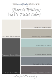 Hgtv Paint Colors From Sherwin Williams Color Palettes