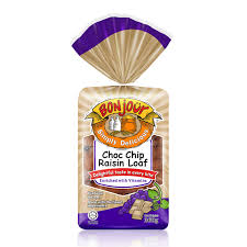 bonjour choc chip raisin loaf 360g