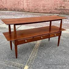 Solid Cherry Console Sofa Table By