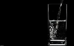 Hd Wallpaper Glass Of Water Black And