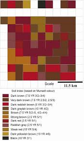 A Soil Colour Map For The Pmr Region Developed By Using The