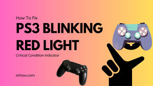 fix ps3 blinking red light