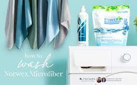 how to wash your norwex microfiber