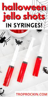 halloween shots in syringes so easy
