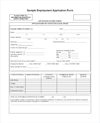 Employee Application Form Template Forms Sample New Hire Easy Free