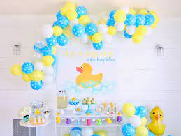 rubber duck baby shower backdrop fun365