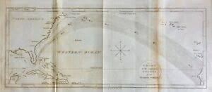Details About Florida Stream Gulf Stream C1804 Rare Naval Chart Original Antique Map