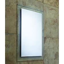 Glass Backed Bevelled Edge Mirror W 495