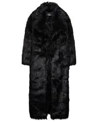 Frankie Joan Long Faux Fur Coat In