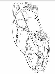 This car has become truly legendary. Subaru Impreza Coloring Page 1001coloring Com