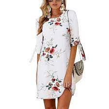 Maybe you would like to learn more about one of these? Buy Slumdog Summer Sexy Floral Print Chiffon Dress Boho Style Short Party Beach Dresses Tunic Plus Size White Xxl At Amazon In