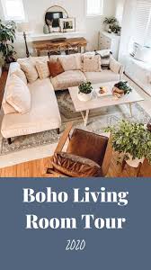 boho living room tour 2020 the