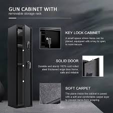 black storage cabinet long gun safe