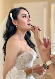 wedding hair and bridal makeup in
