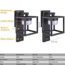 Dark Gray Waterproof Motion Sensor