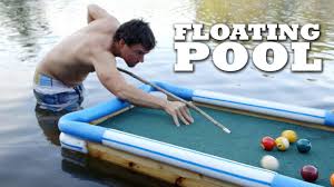swim up bar floating pool table you