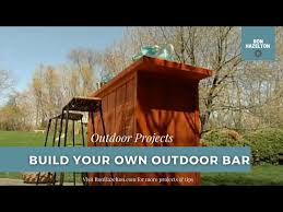 Build Your Own Diy Outdoor Serving Bar