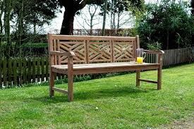 Oxford Teak Garden Bench 4 Seater 1 8m