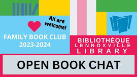 FAMILY BOOK CLUB- OPEN BOOK CHAT