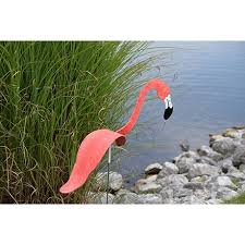 Dancing Flamingo Garden Stake Signals