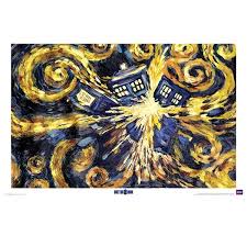 Doctor Who Exploding Tardis Van Gogh