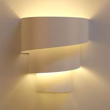 Lamqee 1 Light White Indoor Spiral Wall