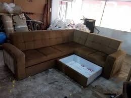 modern fabric corner sofa bed with