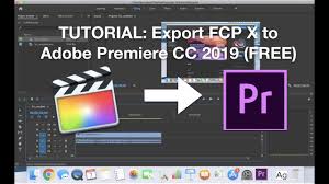 Tampilan dashboard editing video adobe premiere pro 2020 terbaru : Tutorial Convert Final Cut Pro X Project To Premiere Cc 2019 Free Youtube