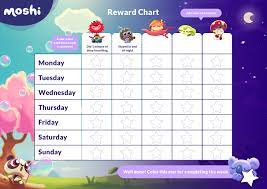 reward chart for kids free printable