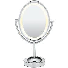 Beauty Makeup Mirror With Lights Oval Mirror Double