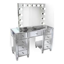 48 mirrored vanity table multidrawer