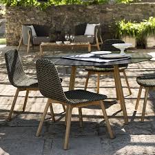 Point Round Outdoor Dining Table Chair