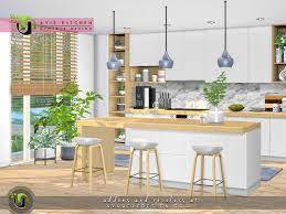 Sims 4 kitchen custom content (cc). Nynaevedesign S Avis Kitchen