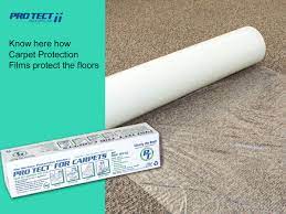 carpet protection films protect the floors