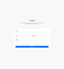 bootstrap 5 simple contact form exle