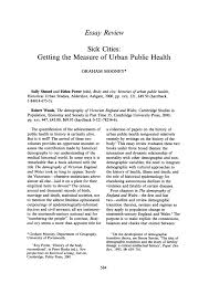pdf sick cities getting the measure of urban public health essay 
