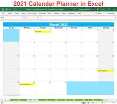 Template 4:calendar 2021 (uk) for excellandscape, 2 pages, days aligned. 2021 Excel Calendar Planner Template Monthly Yearly Printable Download Buyexceltemplates Com